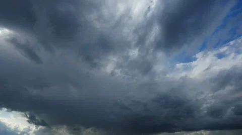 Time lapse of storm clouds. sky cloud. cloudscape. 4K background Stock Footage 38425298