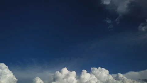 Time lapse storm is coming. Dramatic rain clouds approach the hill Stock Footage 231557837