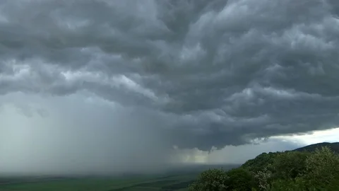 Time lapse storm is coming Stock Footage 108504072