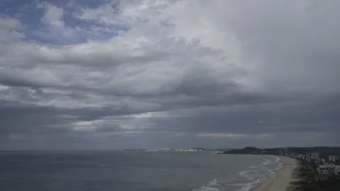 Time Lapse of a Storm over the Australia Coastline 스톡 동영상 143522549