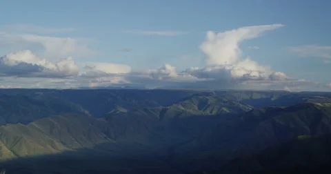 Time Lapse of storm over Hells Canyon National Recreation Area Stock Footage 59565248