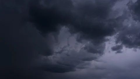 Time-lapse stormclouds and lightning effects Stock Footage 86920682