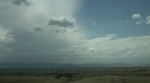 Time Lapse of Storms Building as Upslope Winds Slam into Rockies Stock Footage 54717784