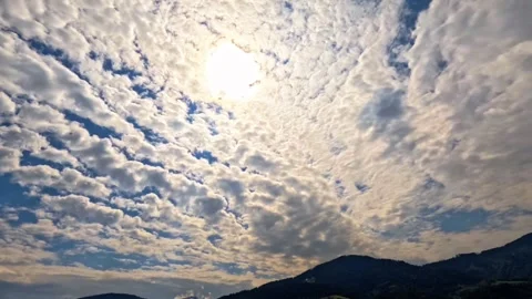 Time lapse of stormy clouds with hills Stock Footage 315363159