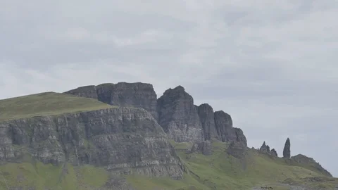 Time lapse of the Storr in Isle of Skye - Scotland 動画素材 97359459