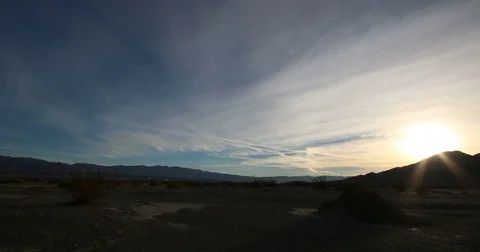 Time-lapse in Stovepipe Wells, Death Valley National Park Stock Footage 70454853