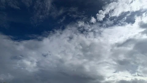 Time lapse of stratus clouds stream at different levels and different directions Stock Footage 113853403