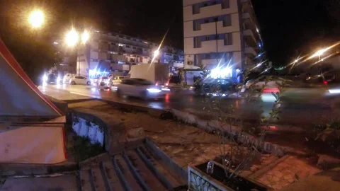 Time Lapse In The Street Stock Footage 147998815