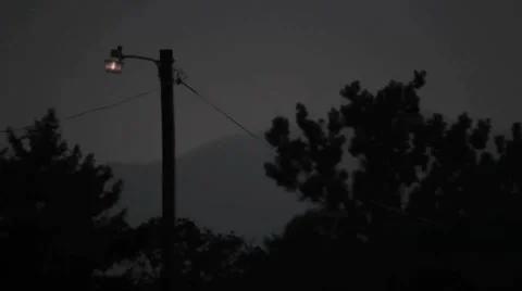 Time Lapse street light in storm Stock Footage 26552545