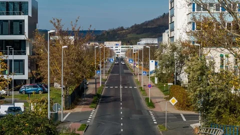 Time lapse Street traffic Video stock 89689210