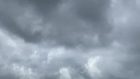 Time-Lapse of Strom Clouds before Rain Stock Footage 300790398
