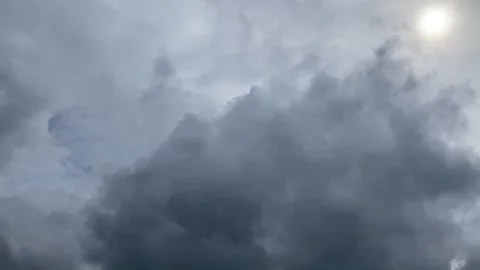 Time-Lapse of Strom Clouds before Rain Stock Footage 300790401