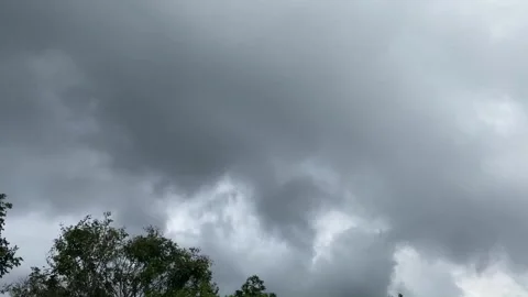 Time-Lapse of Strom Clouds before Rain Stock Footage 300790442