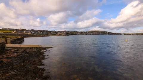 Time lapse of Stromness in Orkney 4k Video stock 288015240