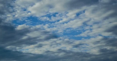Time lapse of strong movement from the wind of dark clouds Stock-Footage 129632231