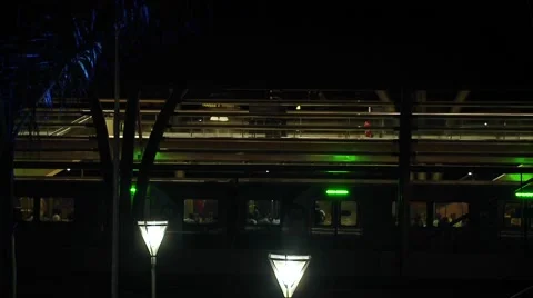 Time Lapse at a Subway station Stock Footage 50429990