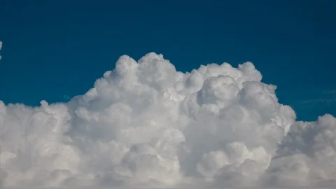 Time lapse of summer clouds rising, nagano, japan Stock Footage 100704886