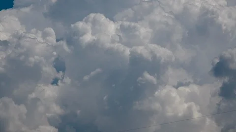 Time lapse of summer clouds rising, nagano, japan Stock Footage 100705279