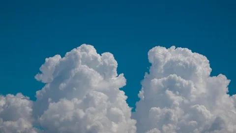Time lapse of summer clouds rising, nagano, japan Stock Footage 100705334
