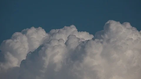 Time lapse of summer clouds rising, nagano, japan Stock Footage 100705591