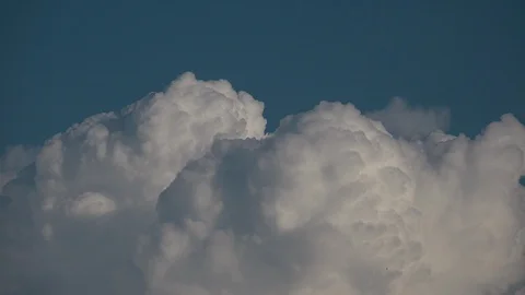 Time lapse of summer clouds rising, nagano, japan Stock Footage 100706205
