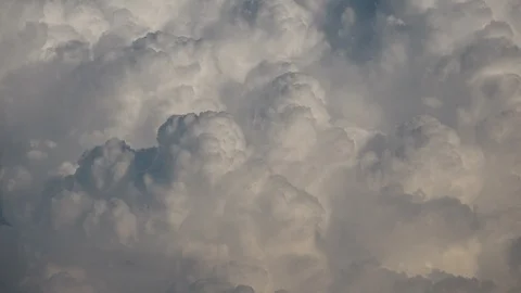 Time lapse of summer clouds rising, nagano, japan Stock Footage 100706311
