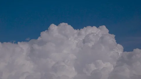 Time lapse of summer clouds rising, nagano, japan Stock Footage 100706447