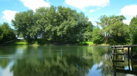 Time lapse a summer landscape. Vídeo Stock 832414