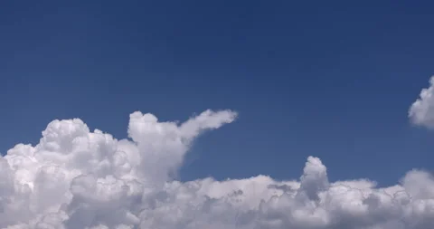 Time-lapse - Summer sky and cumulonimbus clouds Stock Footage 155759967