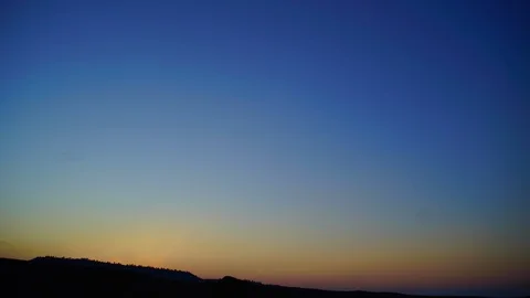 Time lapse summer sunrise Stock Footage 88472310