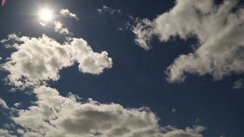 Time Lapse Sun and Clouds Stock Footage 94337361