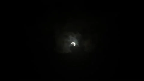 Time lapse of a sun during solar eclipse in india Stock Footage 133344416