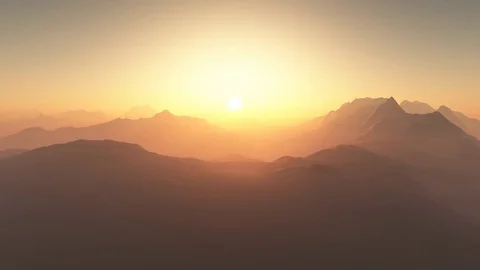 Time lapse of sun raise Stock Footage 72375130