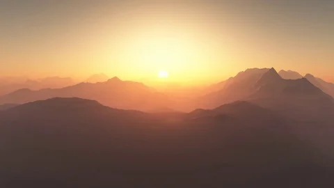 Time lapse of sun raise Stock Footage 72378226