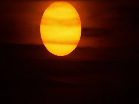 Time Lapse of the Sun Setting in Atlanta Georgia. Video stock 75519364