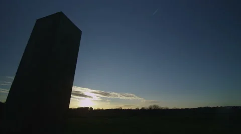 Time lapse of the sun setting Stock Footage 47483450