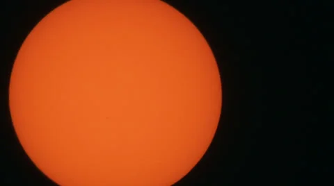 Time Lapse of sun using a solar filter Video stock 24483034