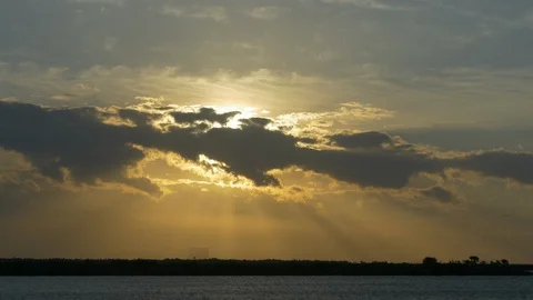 Time lapse of Sunlight and Clouds Stock Footage 103727951