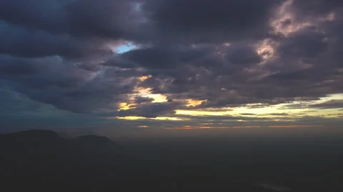Time-lapse sunlight and clouds on landscape mountain in morning time. Stock Footage 142624416