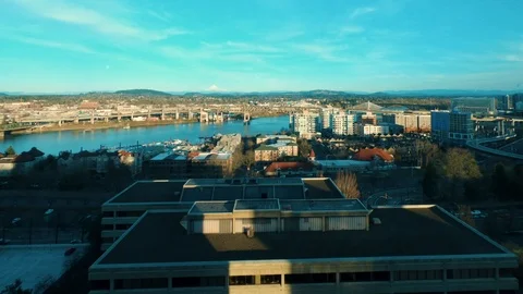 Time Lapse of Sunlight Moving Across Building Downtown Portland Oregon Stock Footage 106577840