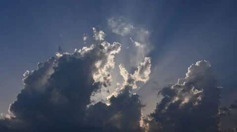 Time lapse sunrays Stock Footage 38233570