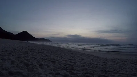 Time Lapse Sunrise Beach Video stock 85073298