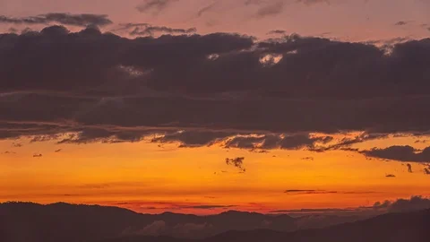 Time Lapse of Sunrise with Colorful dramatic Stock Footage 122149528