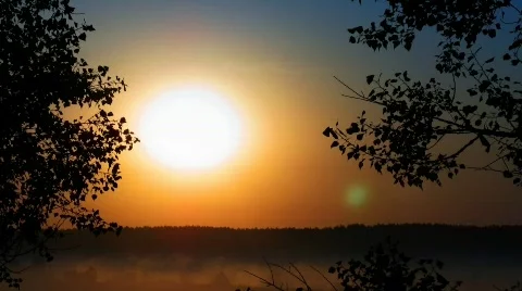 Time lapse sunrise. Video stock 500839