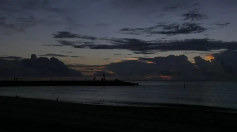 Time lapse of sunrise Stock Footage 61134062