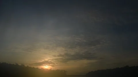 Time lapse of sunrise Stock Footage 63296368