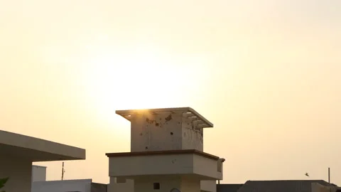 Time lapse of a sunrise Stock Footage 132542544