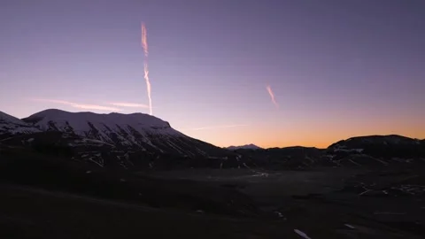 Time Lapse Sunrise - Mountain Stock Footage 251121126