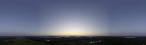 Time-Lapse of Sunrise Over Forest Video stock 283078977