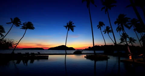 Time lapse of sunrise over Phuket Island.Sun, sand, coast, holiday paradise Stock Footage 295630701